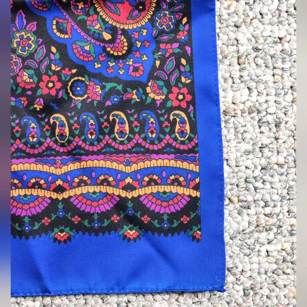 Bloomingdale's Paisley Floral Silk Oblong Scarf